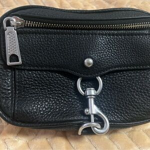 Rebecca Minkoff Black Leather Belt Bag